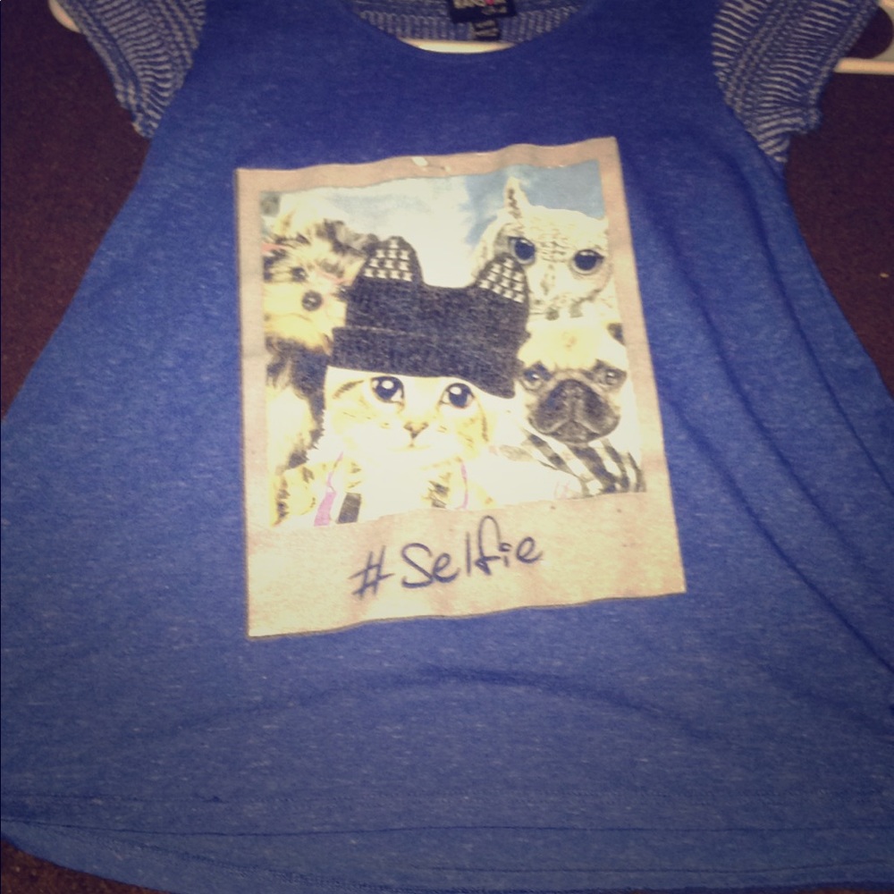 Animal selfie top